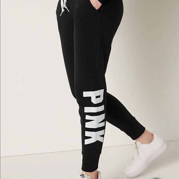 Vs pink Large heathered grey cowl neck pullover & joggers/pants sweatsuit - Picture 12 of 12